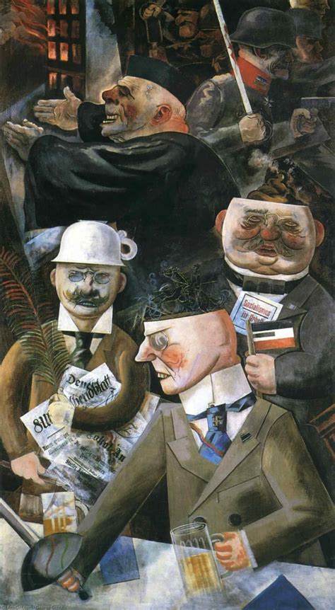 George Grosz - The Pillars of Society (1926) : r/museum