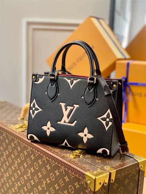 LOUIS VUITTON ONTHEGO PM BLACK BAG M45659 - Replica Bags and Shoes ...