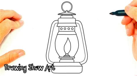 How To Draw An Old Fashioned Oil Lamp Kerosene Lamps - vrogue.co