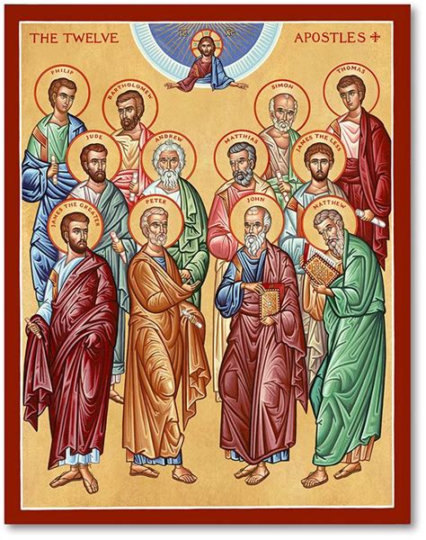 Saint Icons: Twelve Apostles Icon | Monastery Icons