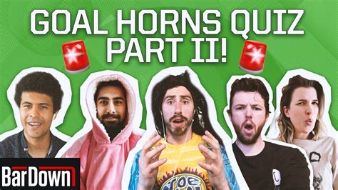 CAN YOU PASS THIS NHL GOAL HORNS QUIZ PART II? - YouTube