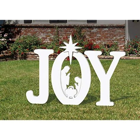 Frontyard Originals Outdoor Joy Nativity (White) - Walmart.com - Walmart.com