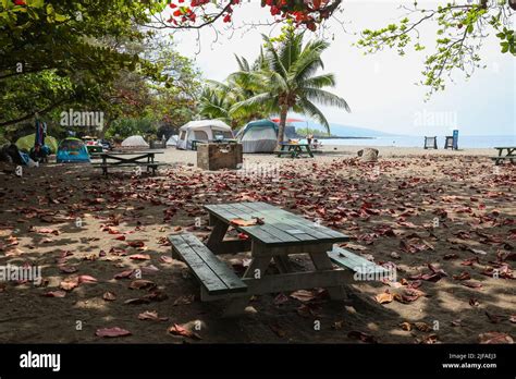 Camping is available to visitors at Hawaii's Ho'okena Beach on the Big Island Stock Photo - Alamy