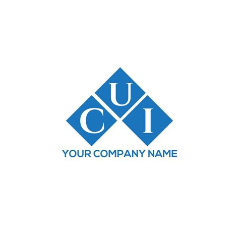 CUI letter logo design on white background. CUI creative initials ...