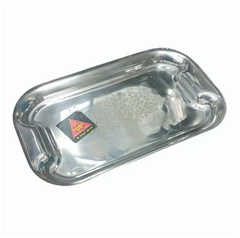 Stainless Steel Rectangular Tray at Rs 490/set | SS Tray in Bengaluru ...