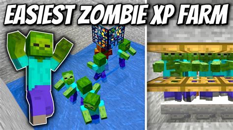 Easy Zombie XP Farm - Minecraft 1.19 Tutorial (Java Edition) - YouTube