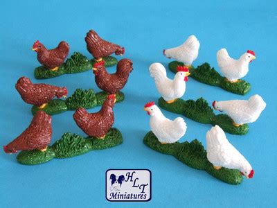 1:32 SCALE FARM ANIMALS POULTRY HENS COCKEREL BRITAINS BRUSHWOOD 42818 | #425789905