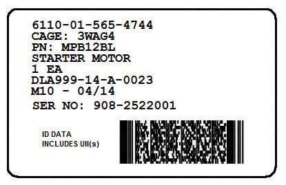 IUID (UID) Labels for WAWF | Mil-Pac Technology