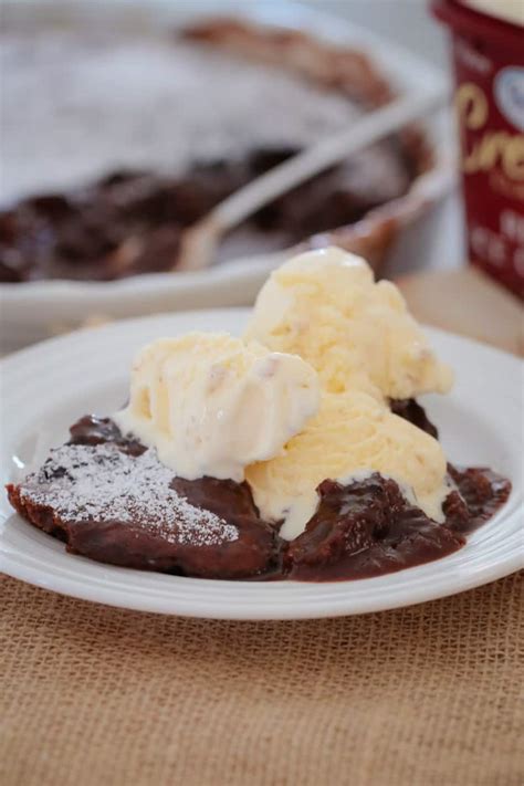 Old Fashioned Chocolate Self-Saucing Pudding | Winter Dessert - Bake Play Smile