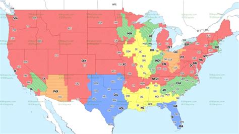 NFL Week 9 coverage map: Full TV schedule for CBS, Fox regional ...