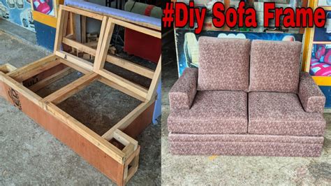 how to make sofa frame - YouTube