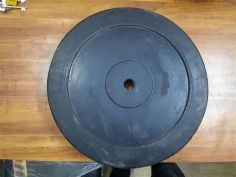 Black Rubber weight plate at Rs 16/kg in Meerut | ID: 26114994512