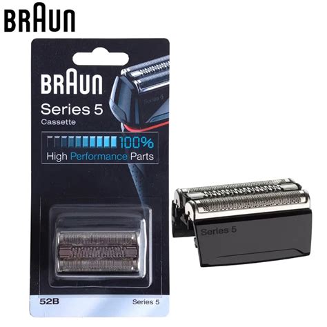 Braun 52B shavers Razor head Cassette Replacement for Series 5 Foil & Cutter High Performance ...