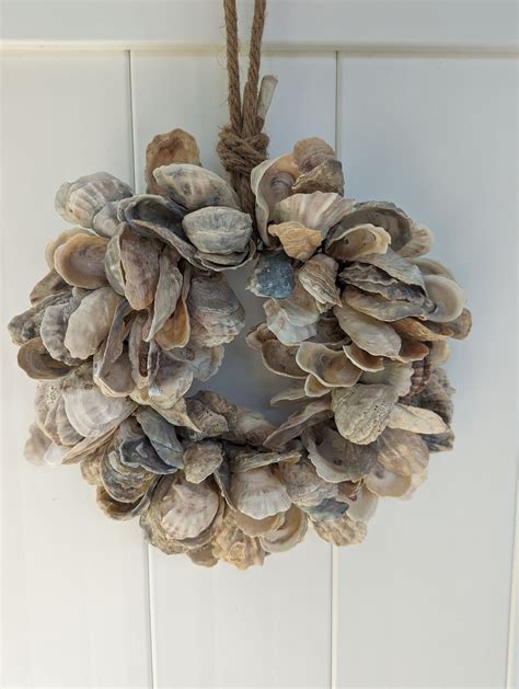 Oyster Shell Wreath or Candle Wreath - Etsy