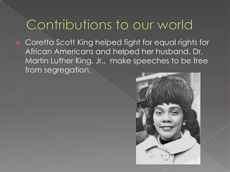 Coretta scott king | PPT