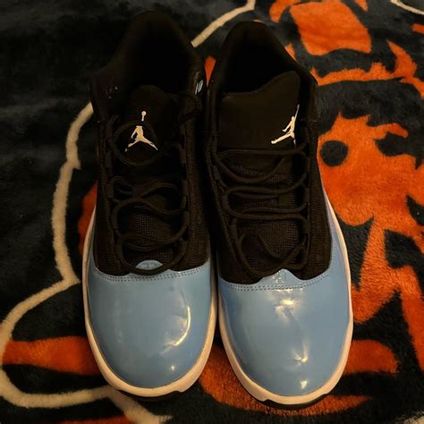 Jordan Max Aura 2 Black University Blue Size 9.5... - Depop