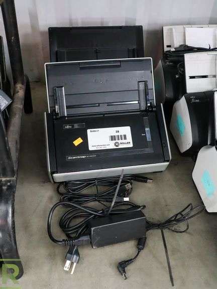 Fujitsu Scansnap IX500 and SI1500 Desktop Scanners - Roller Auctions