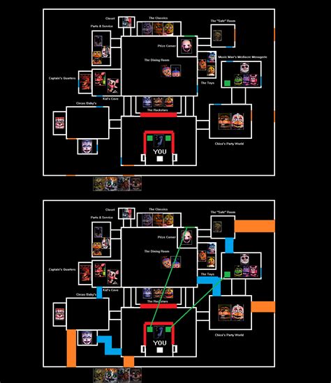 F Naf Fan Made Map Layout