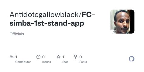 GitHub - Antidotegallowblack/FC-simba-1st-stand-app: Officials