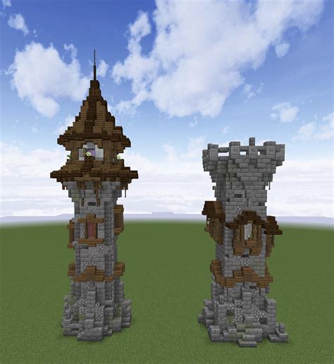 Castle Minecraft Tower Designs