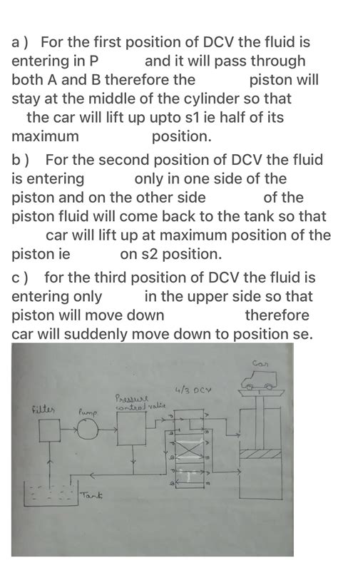 [Solved] Design the hydraulic circuit and electro hydraulic circuit for ...