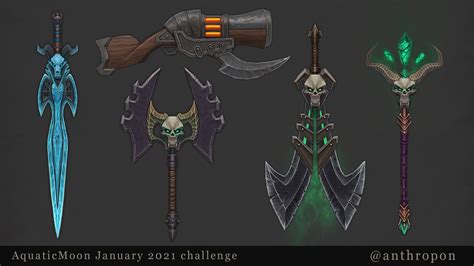 James Dann - World of Warcraft Style Weapons