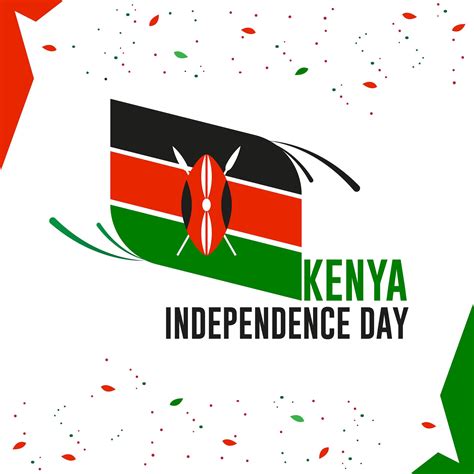 Kenya Independence day wallpaper with Kenya flag 1752228 Vector Art at Vecteezy