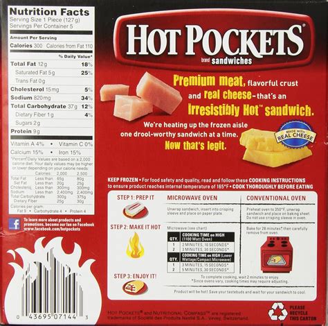 How Many Calories Is A Pepperoni Hot Pocket - About food exercise apps community blog shop ...