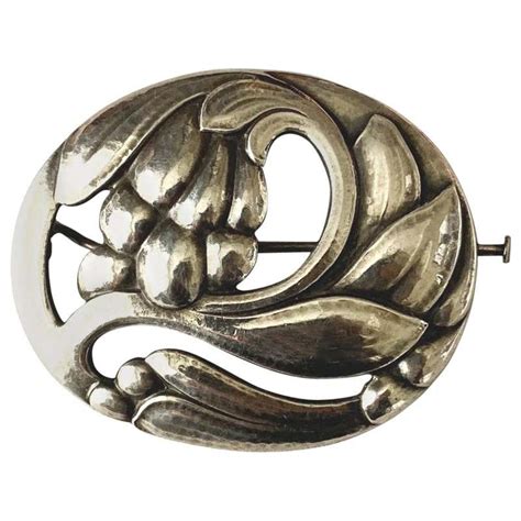 Georg Jensen Brooches - 121 For Sale at 1stdibs