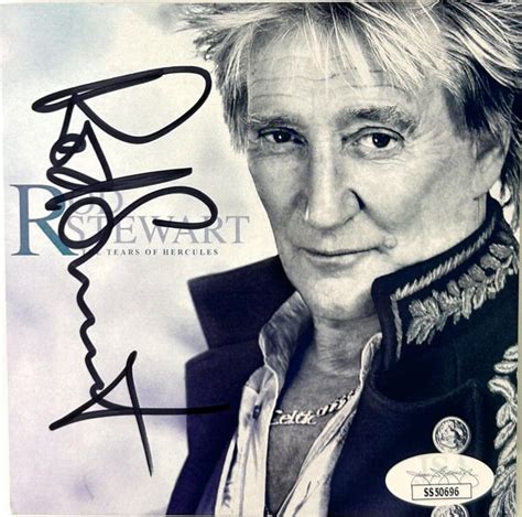 ROD STEWART Signed Autograph CD Insert "The Tears of Hercules" JSA COA Opens in a new window or ...