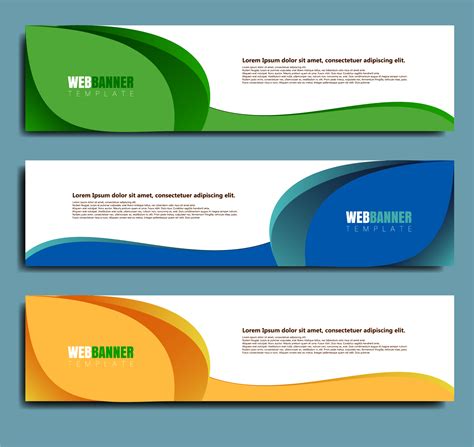 abstract web banner design 356481 Vector Art at Vecteezy