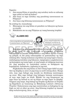 Araling panlipunan 4 kagamitan ng mag-aaral | PDF