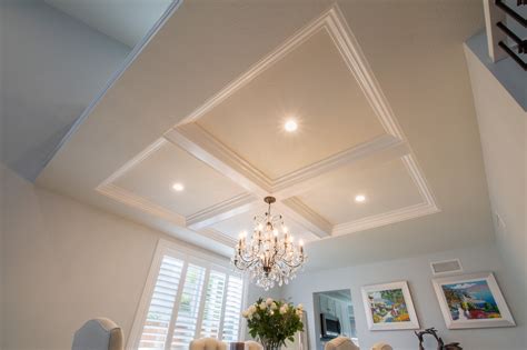 Coffered Ceiling Recessed Lighting | Shelly Lighting