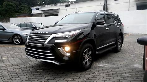 Modified fortuner 2017 model black - YouTube