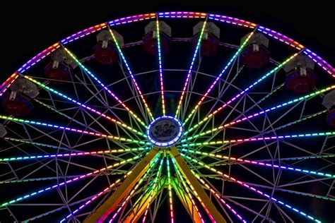 Ferris Wheel at Night Photograph by Deb Fruscella - Pixels