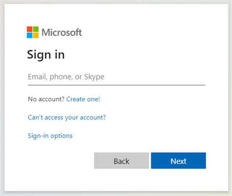 create account link is missing from O365 login screen. - Microsoft ...