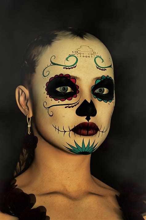 Sugar Skull - Day Of The Dead Face Paint by Liam Liberty