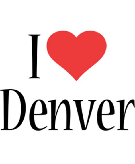 Denver Logo | Name Logo Generator - I Love, Love Heart, Boots, Friday ...