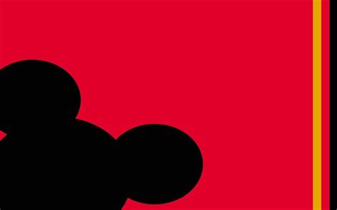 Mickey Mouse Minimalist Wallpaper - Dunkowi