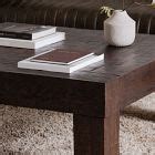 Solid Reclaimed Wood Square Coffee Table | Modern Living Room Furniture | West Elm