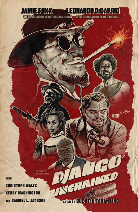 DJANGO UNCHAINED | Poster By Thedarknatereturns