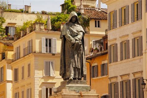 Statue of Giordano Bruno by Ettore Ferrari, Campo de' Fiori, Rome ...