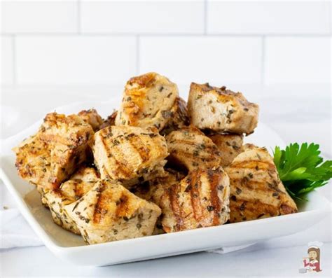 Grilled Chicken Nuggets Recipe - Tiny Little Chef