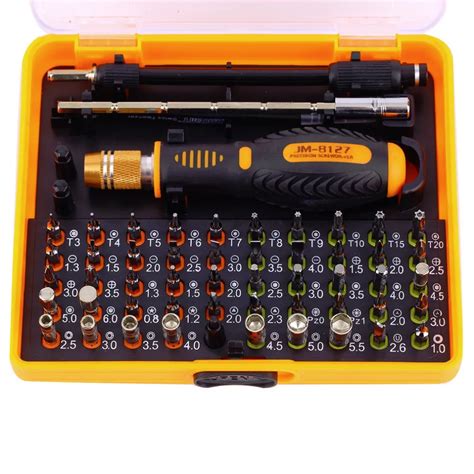 53 in 1 Multi purpose Precision Magnetic Screwdriver Set with Trox Hex ...