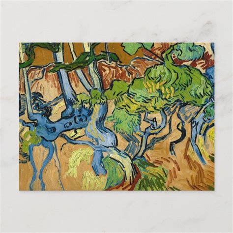 Tree Roots by Vincent van Gogh (July 1890) Postcard | Zazzle | Van gogh ...