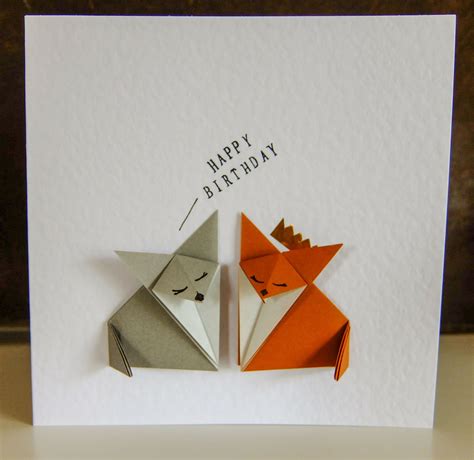 Creative Origami Birthday Card - anaellaeletefanfiction