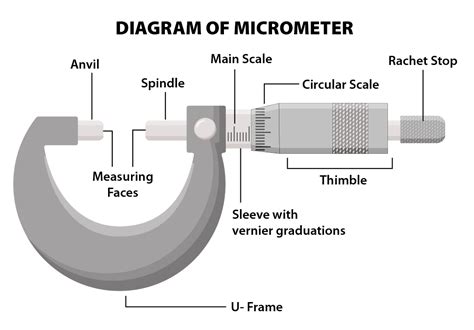 Micrometer – Definition, Parts, Principle and Uses | PW