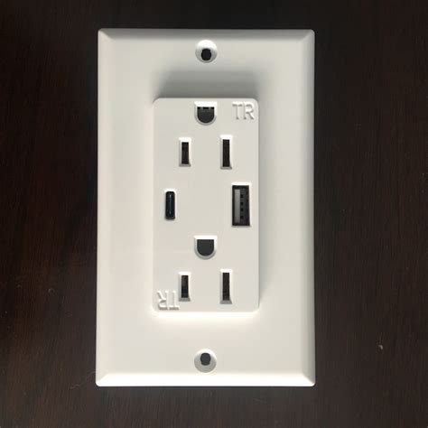 Us Standard Twin 3 Pin Switch Socket Wall Outlet Receptacle with USB ...