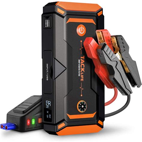 Tacklife T8 Pro Car Jump Starter with USB Quick Charge Portable Power Pack Only $53.99 Shipped ...