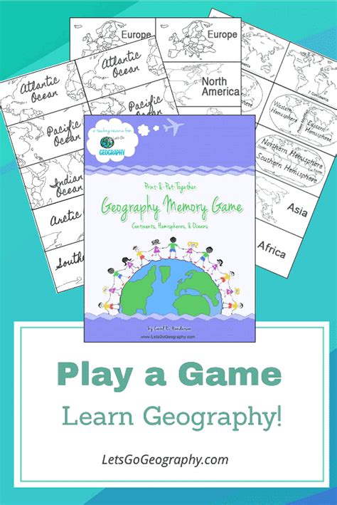 (04.3) Geography Memory Game: Continents, Hemispheres, & Oceans - Homeschool Curriculum Fair